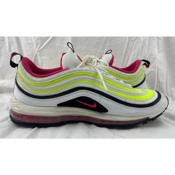 Nike Air Max 97 White Black Volt Rush Pink athletic shoes sneakers CI9871-100 12 main image 5
